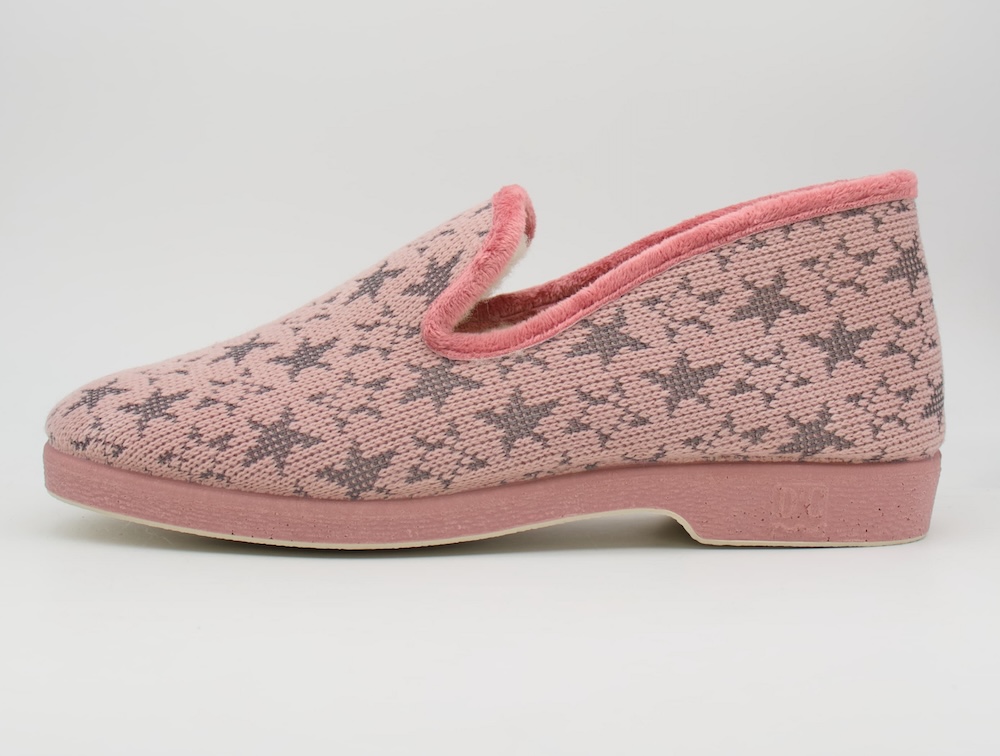 Zapatillas de casa de mujer con forro de lana 