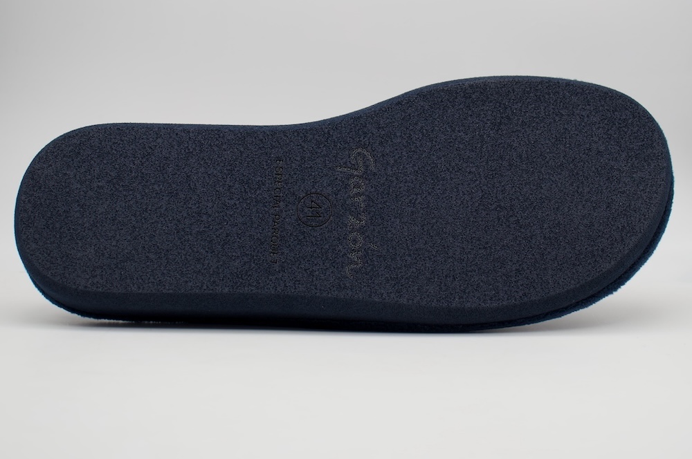 Zapatillas de Casa Garzón para Hombre - Especial Parquet | Pana Azul Invierno