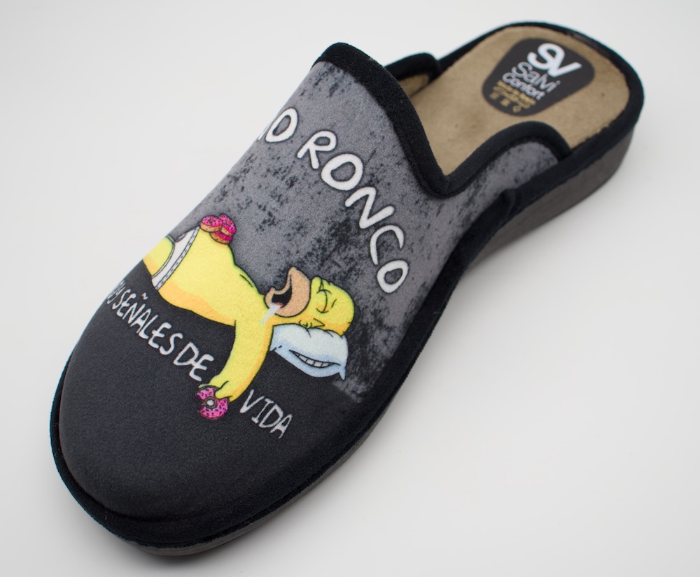 Zapatillas de Casa Salvi Confort "Yo no ronco" | Divertidas y Cálidas para Hombre
