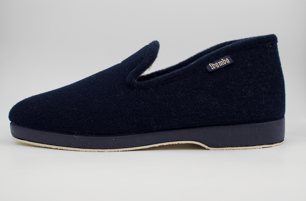 Zapatillas Casa Hombre Wamba Azul Marino | Confort Térmico con Forro de Pelo