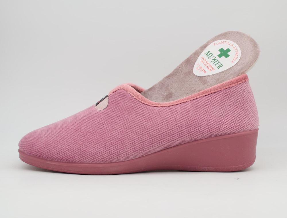 Zapatillas de casa cerradas para mujer de piso anatómico