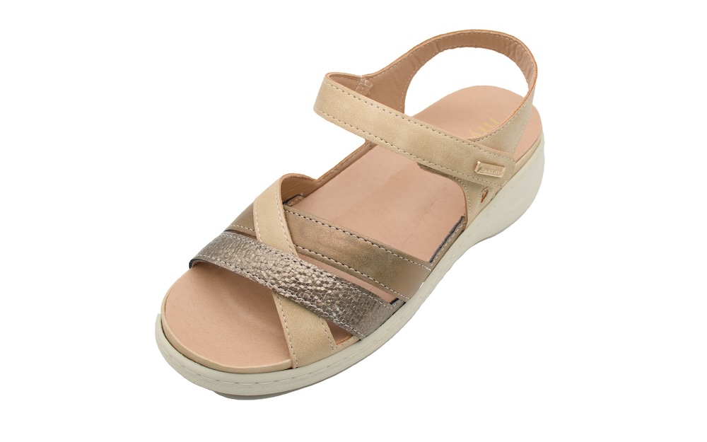 Sandalia MySoft con Cuña Confort y Plantilla Extraíble para Mujer