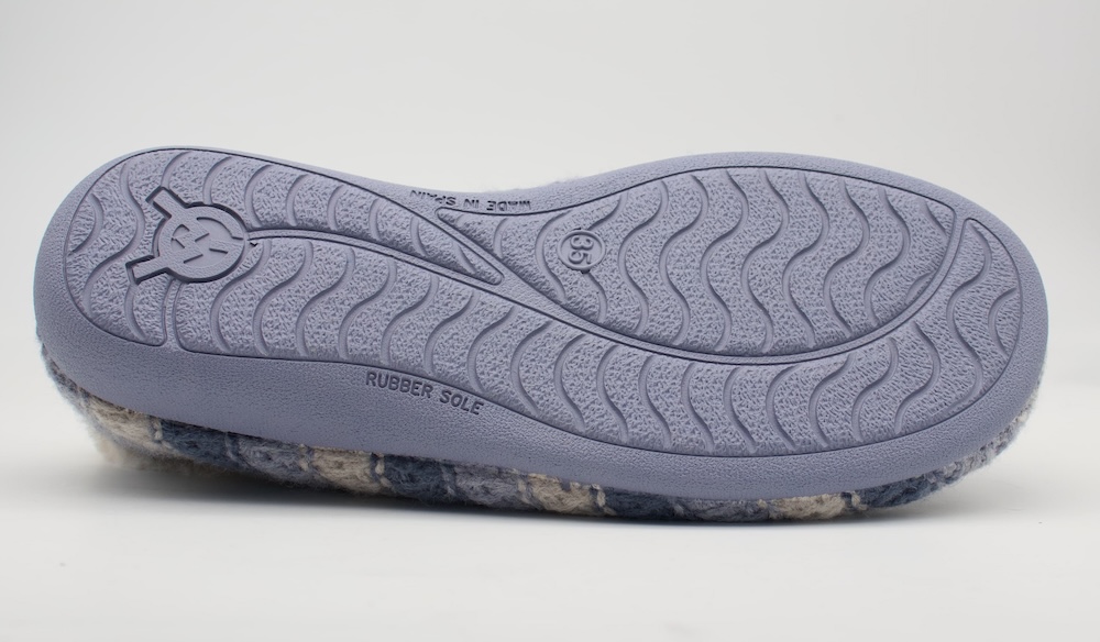 Zapatillas de Casa Crochet Rayas Azules | Plantilla confort | Alta Calidad