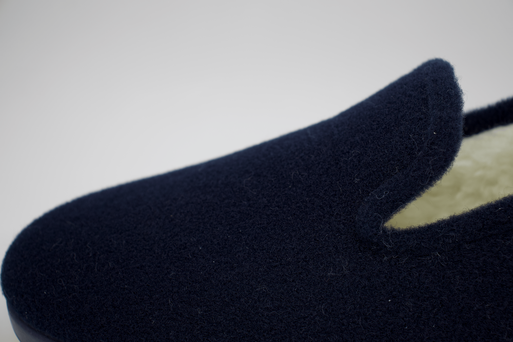 Zapatillas Casa Hombre Wamba Azul Marino | Confort Térmico con Forro de Pelo