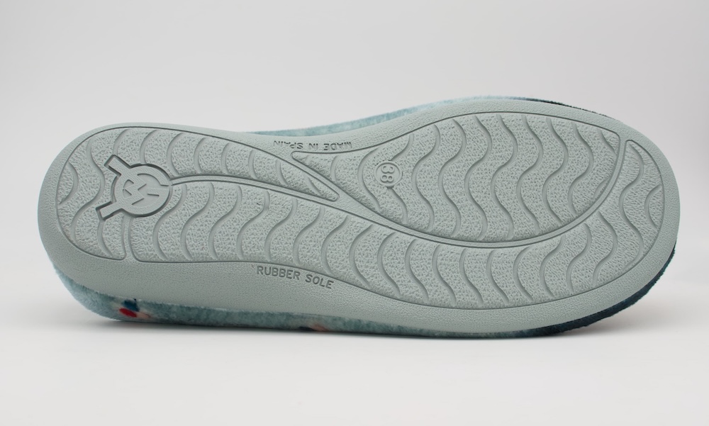 Zapatillas de casa para mujer I love you azul celeste