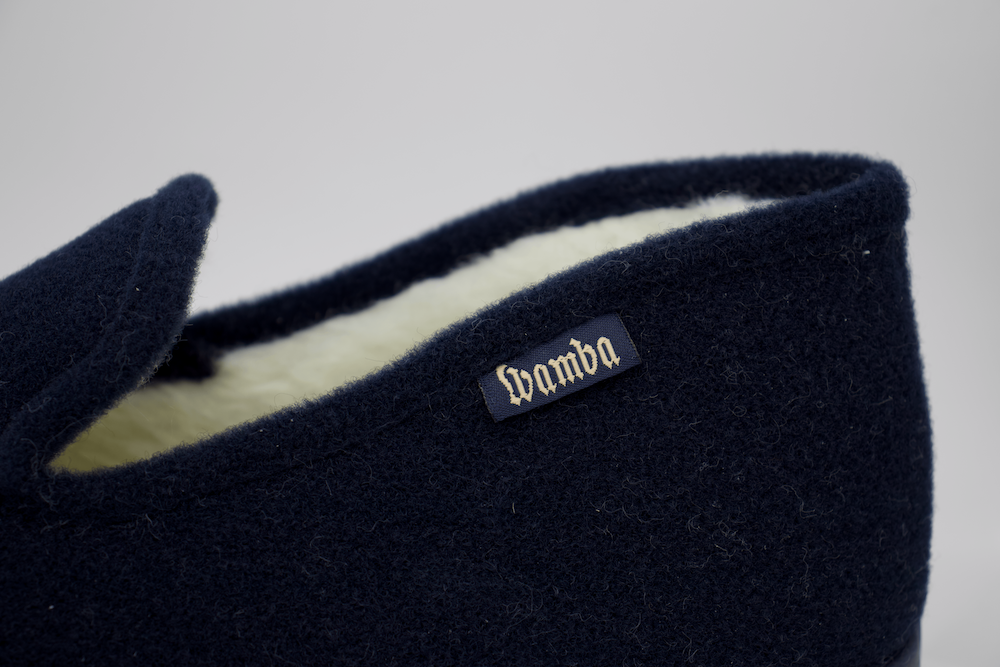 Zapatillas Casa Hombre Wamba Azul Marino | Confort Térmico con Forro de Pelo