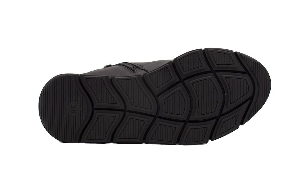 Botín Piel Negro Kaola | Cuña Cómoda