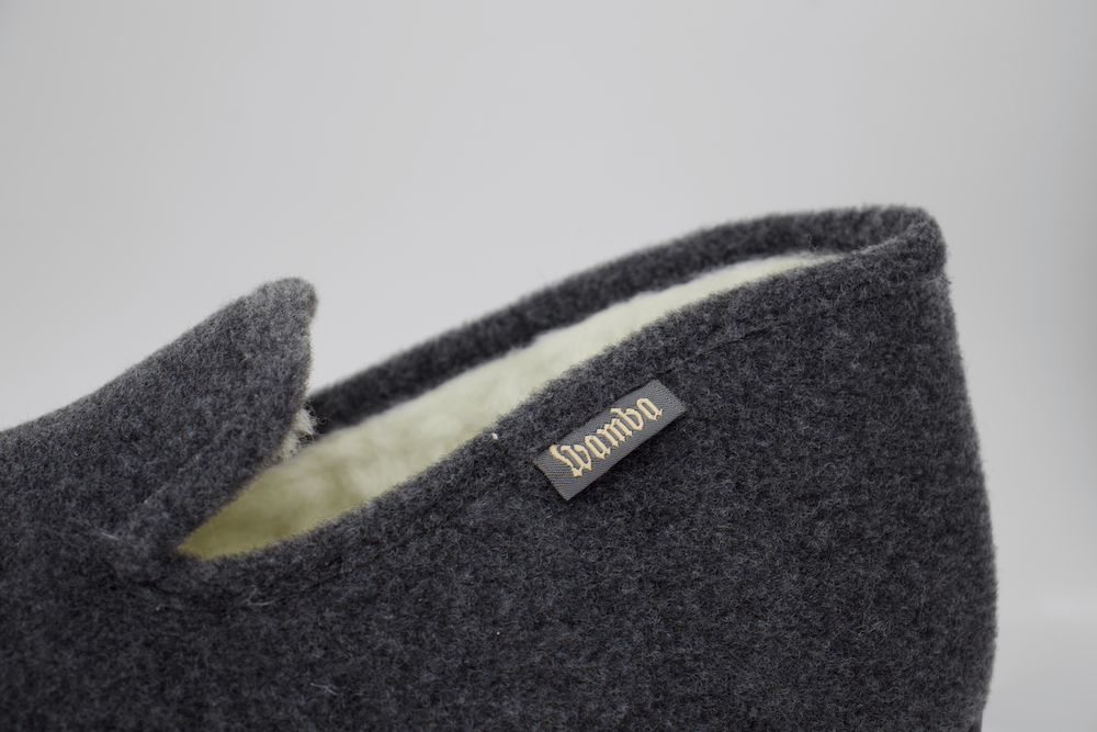 Zapatillas Casa Hombre Wamba Antracita | Suela antideslizante