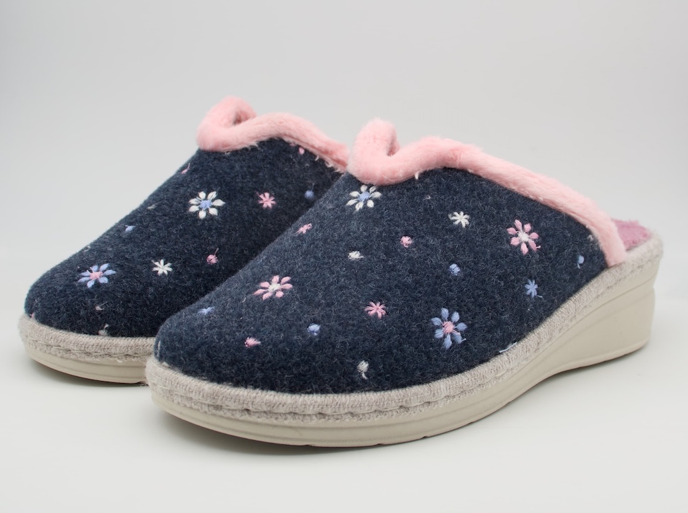 Zapatillas de plantilla acolchada con forro