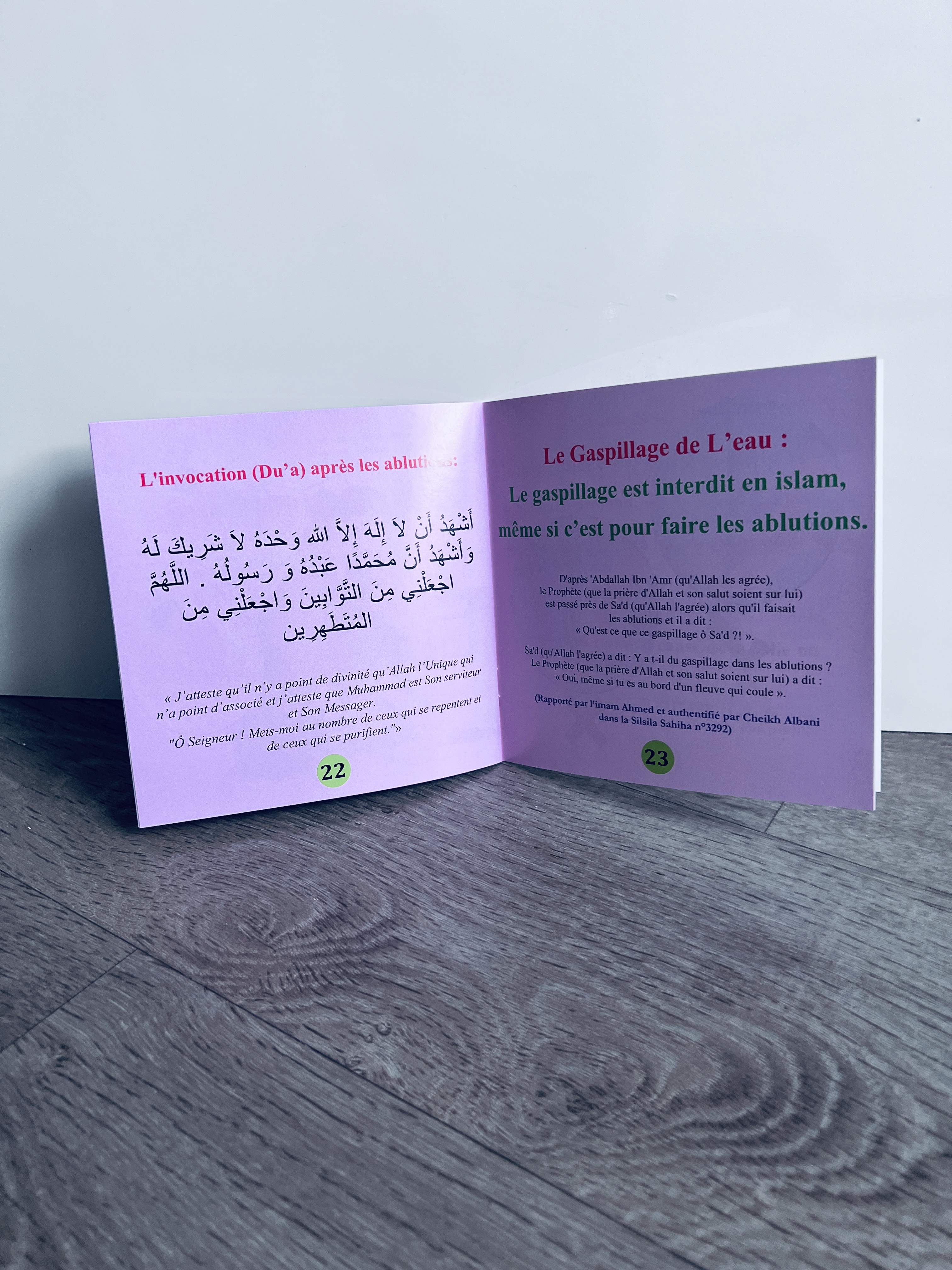 MON LIVRE DES ABLUTIONS (VERSION FILLE)