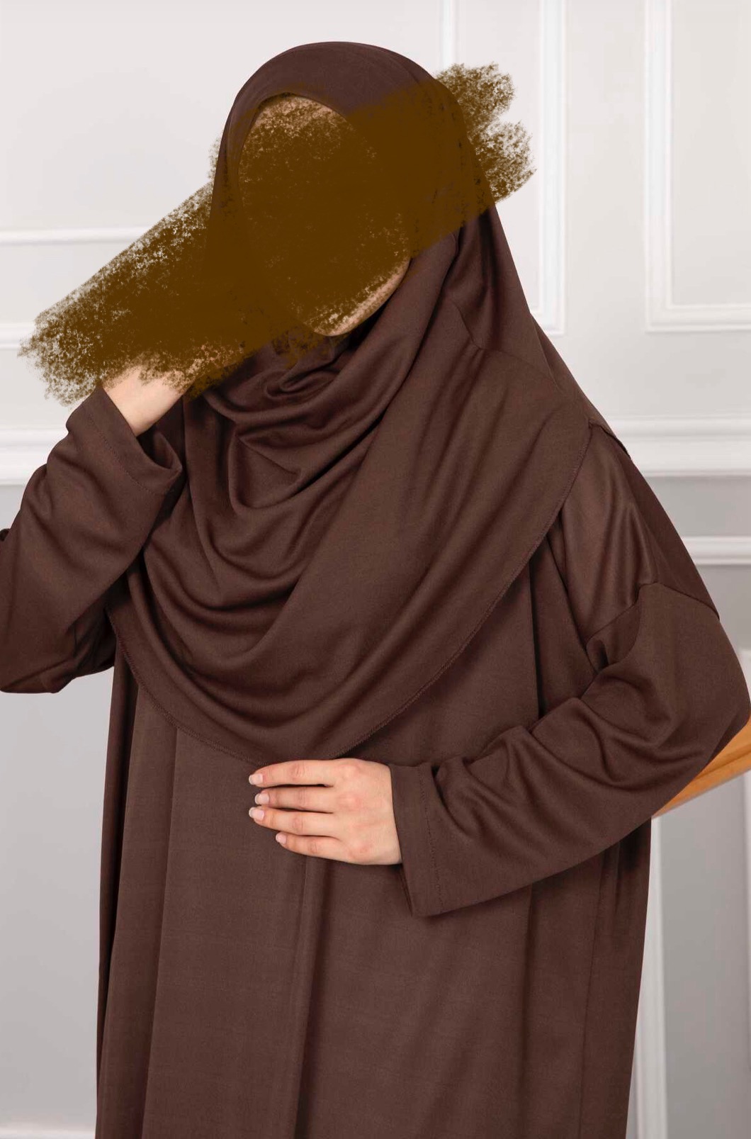 Ensemble de prière Nora marron