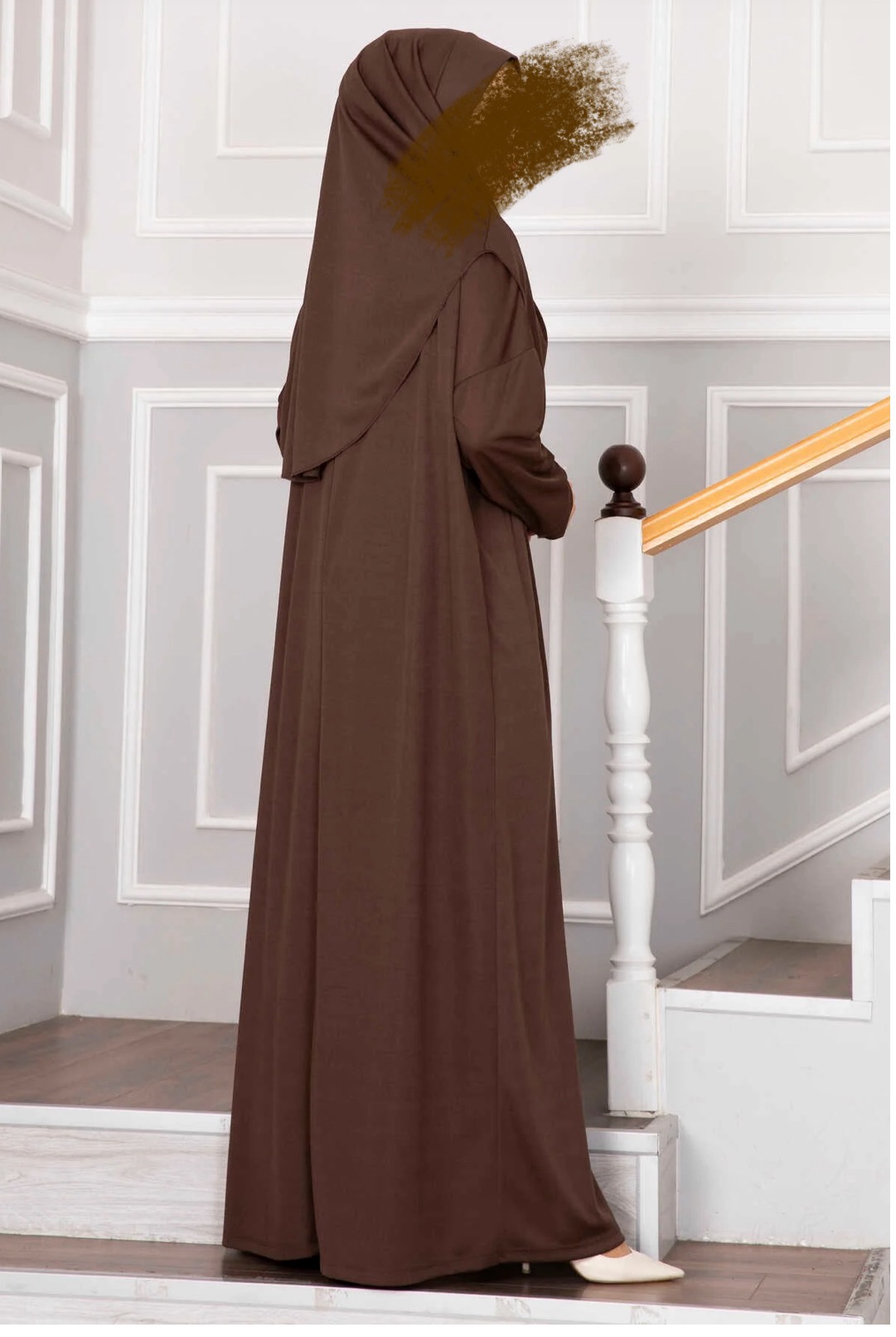 Ensemble de prière Nora marron