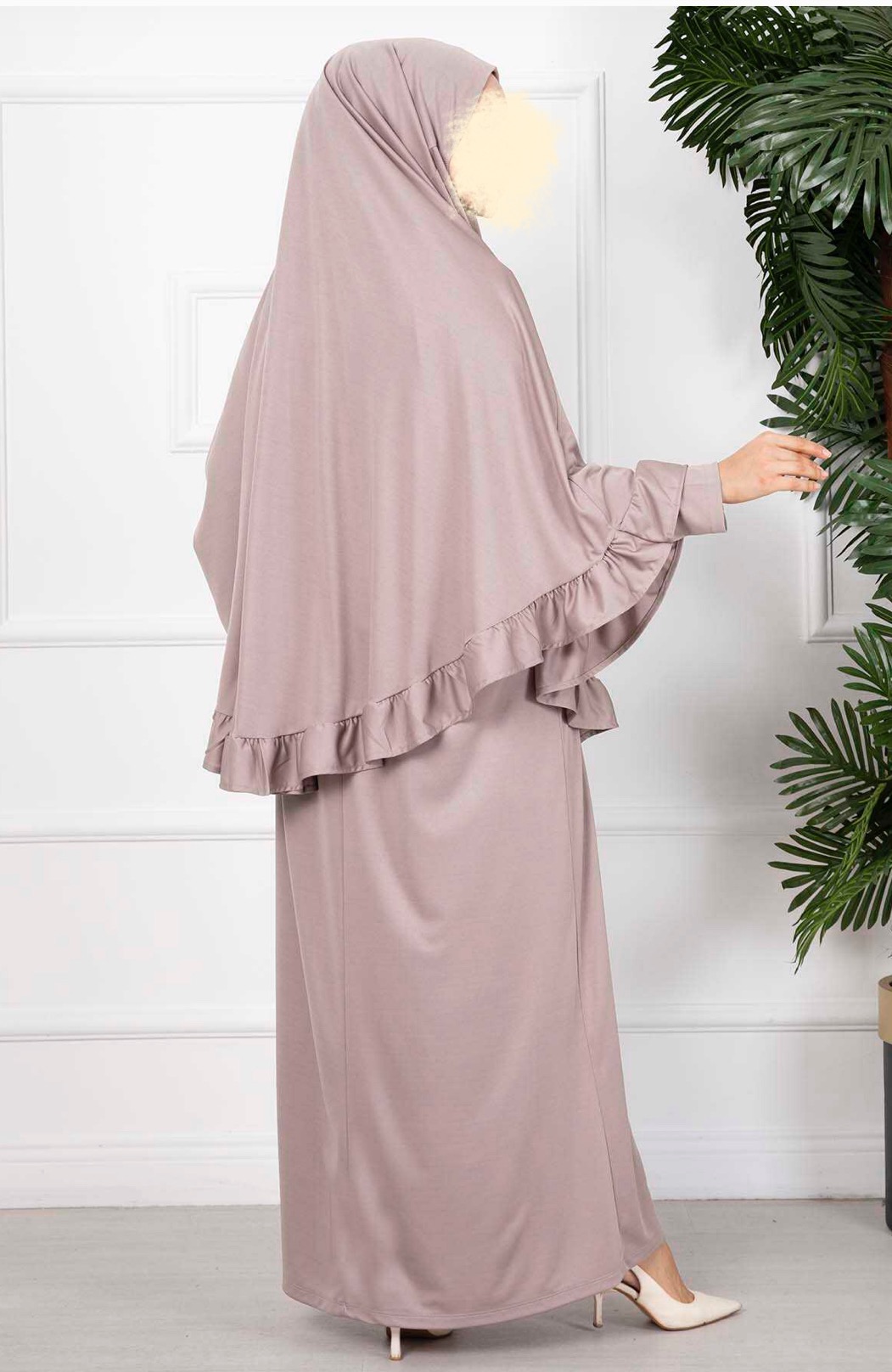 Ensemble de prière Hafsa beige 