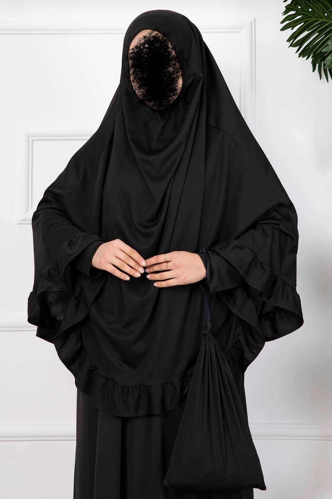 Ensemble de prière Hafsa noir