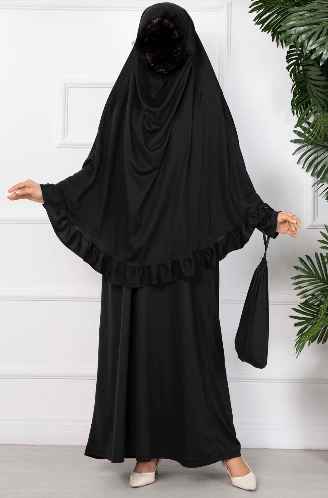 Ensemble de prière Hafsa noir