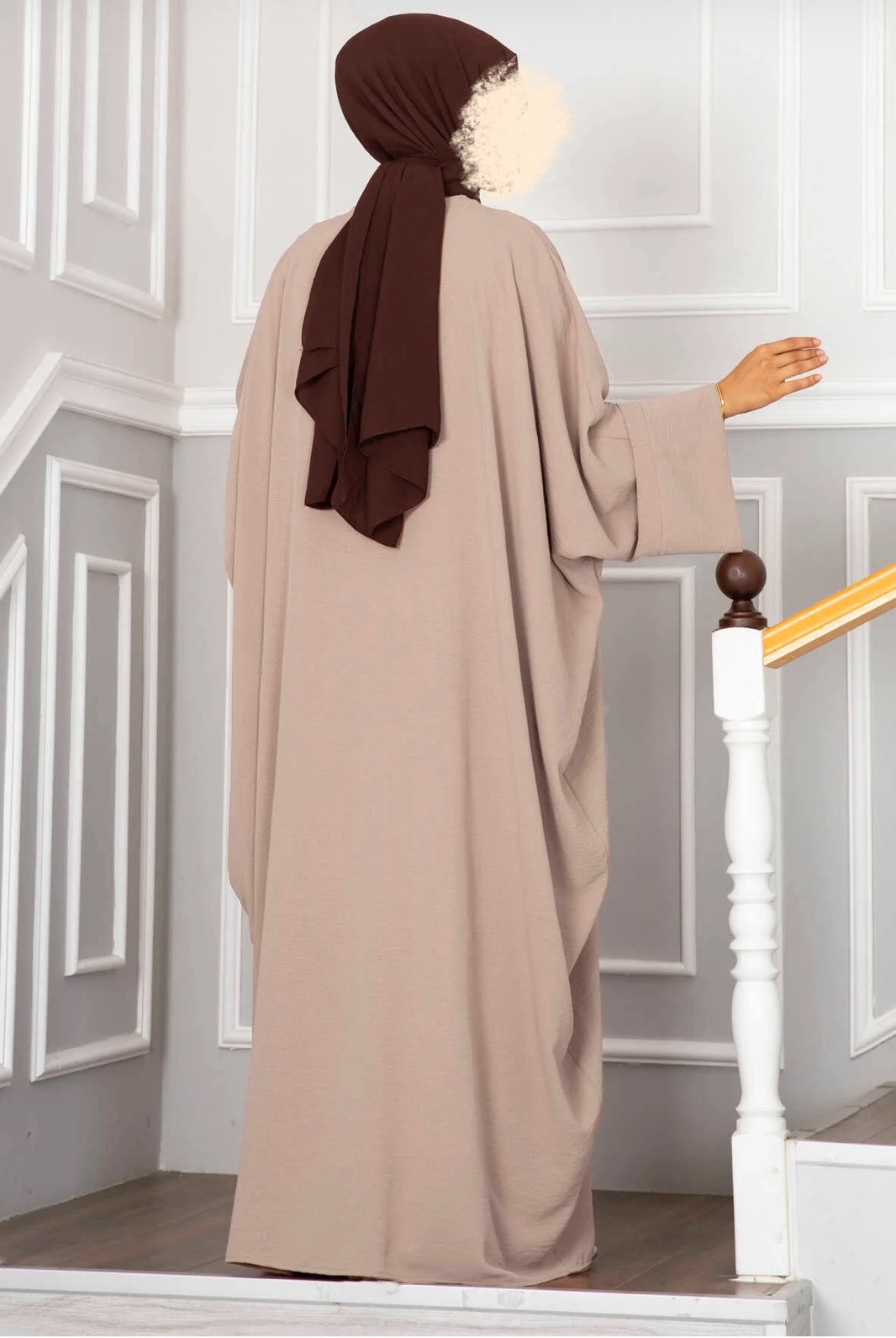 Abaya/kimono Zeina beige 