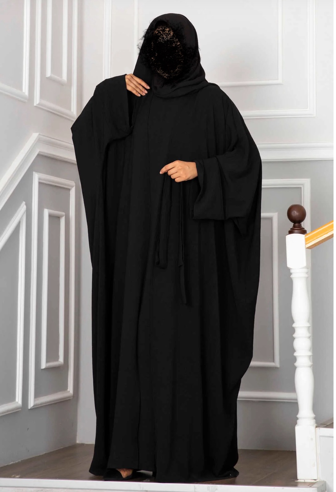 Abaya/kimono Zeina noir