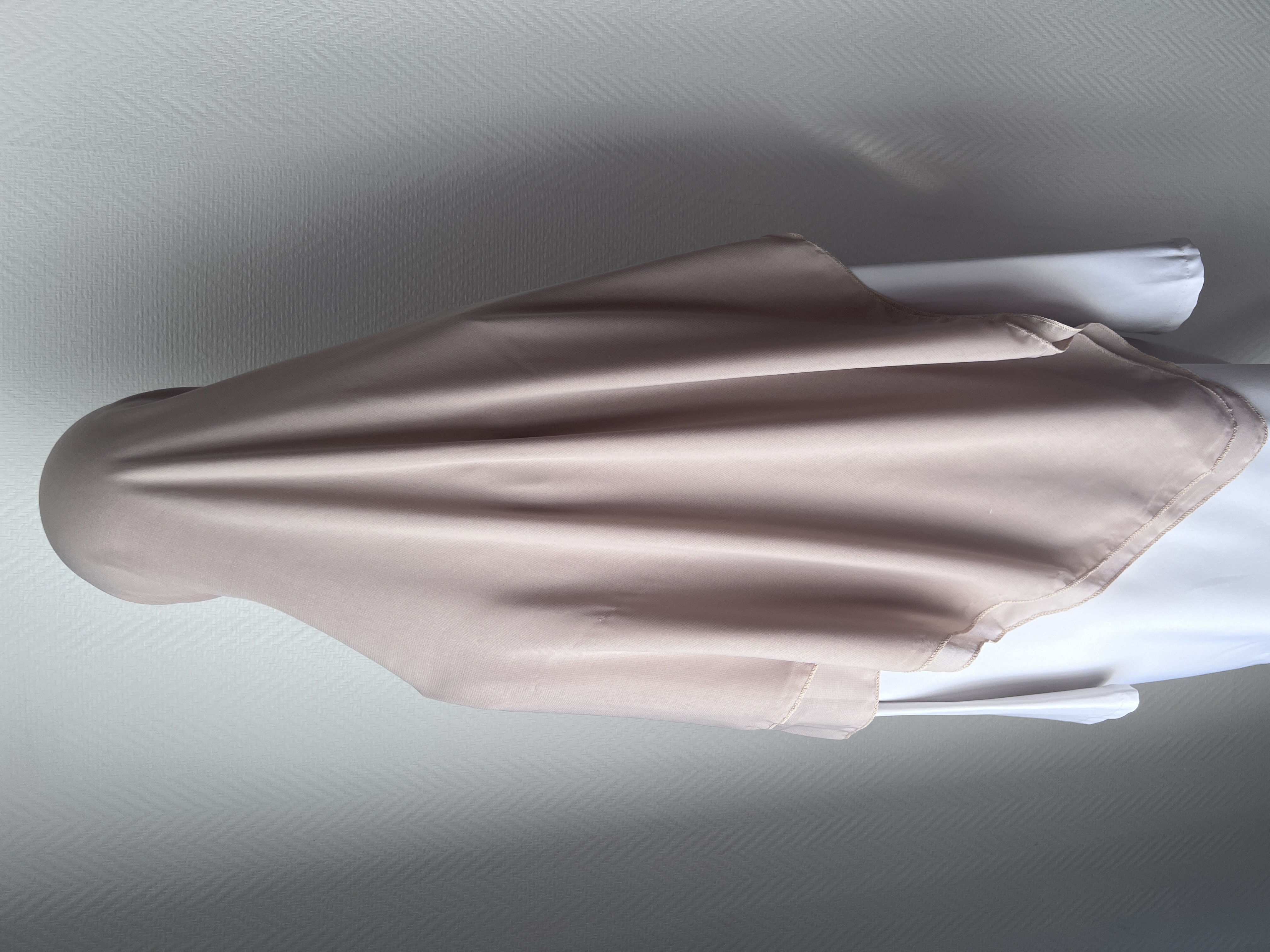 Hijab carré maxi en mousseline café 