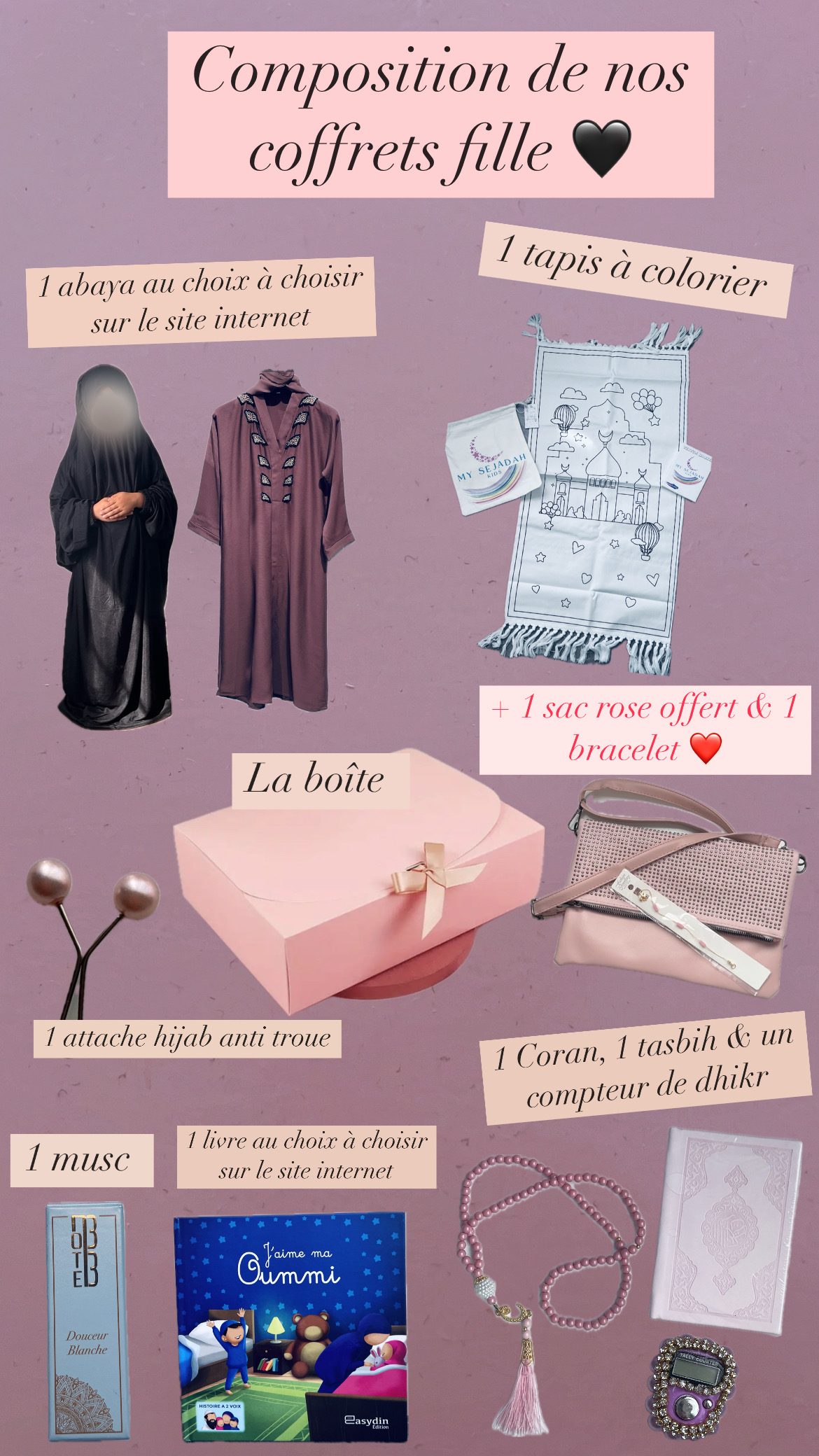 Boîte cadeau 🎁 fille 