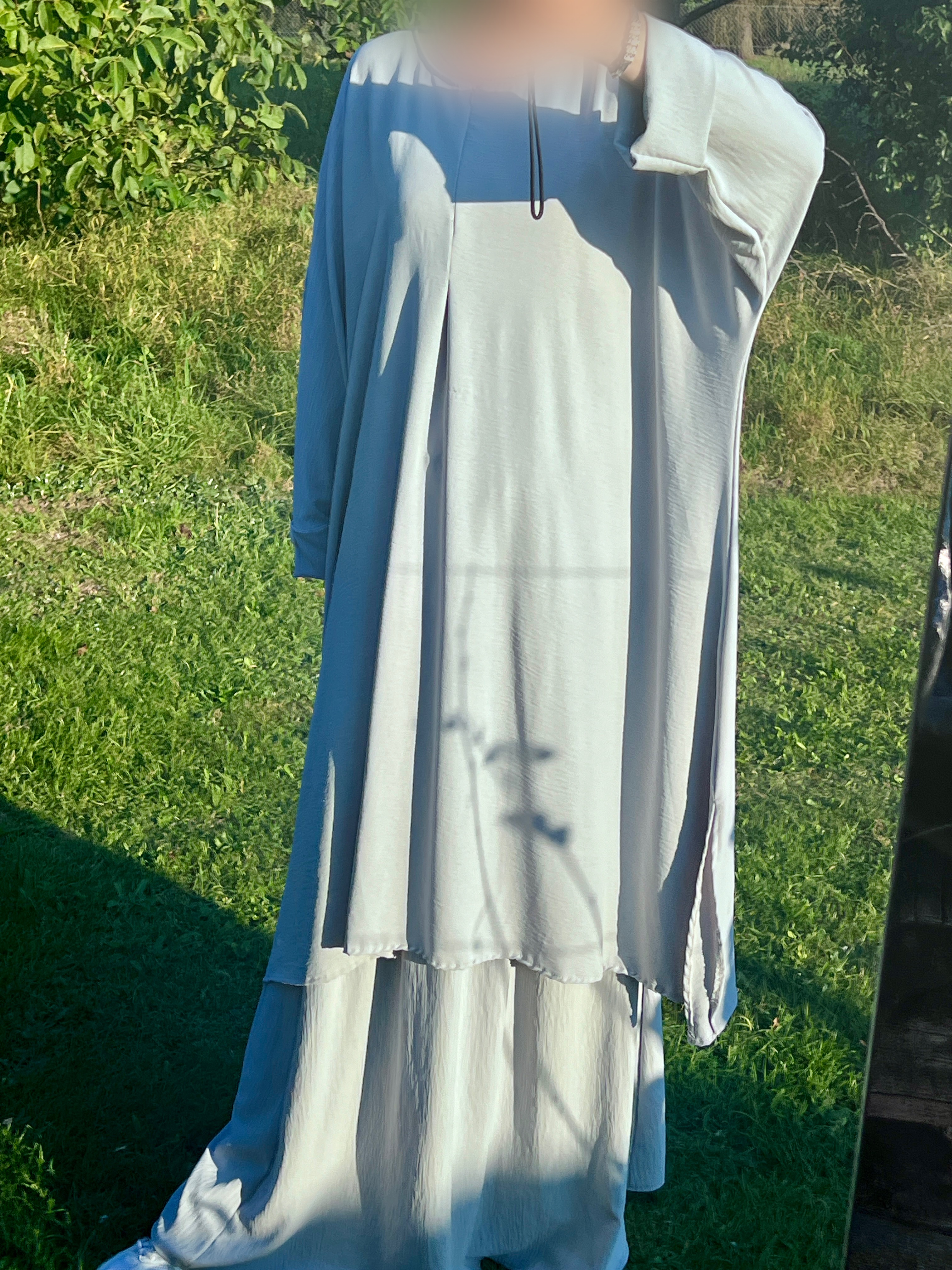 Ensemble tunique/jupe Raja gris