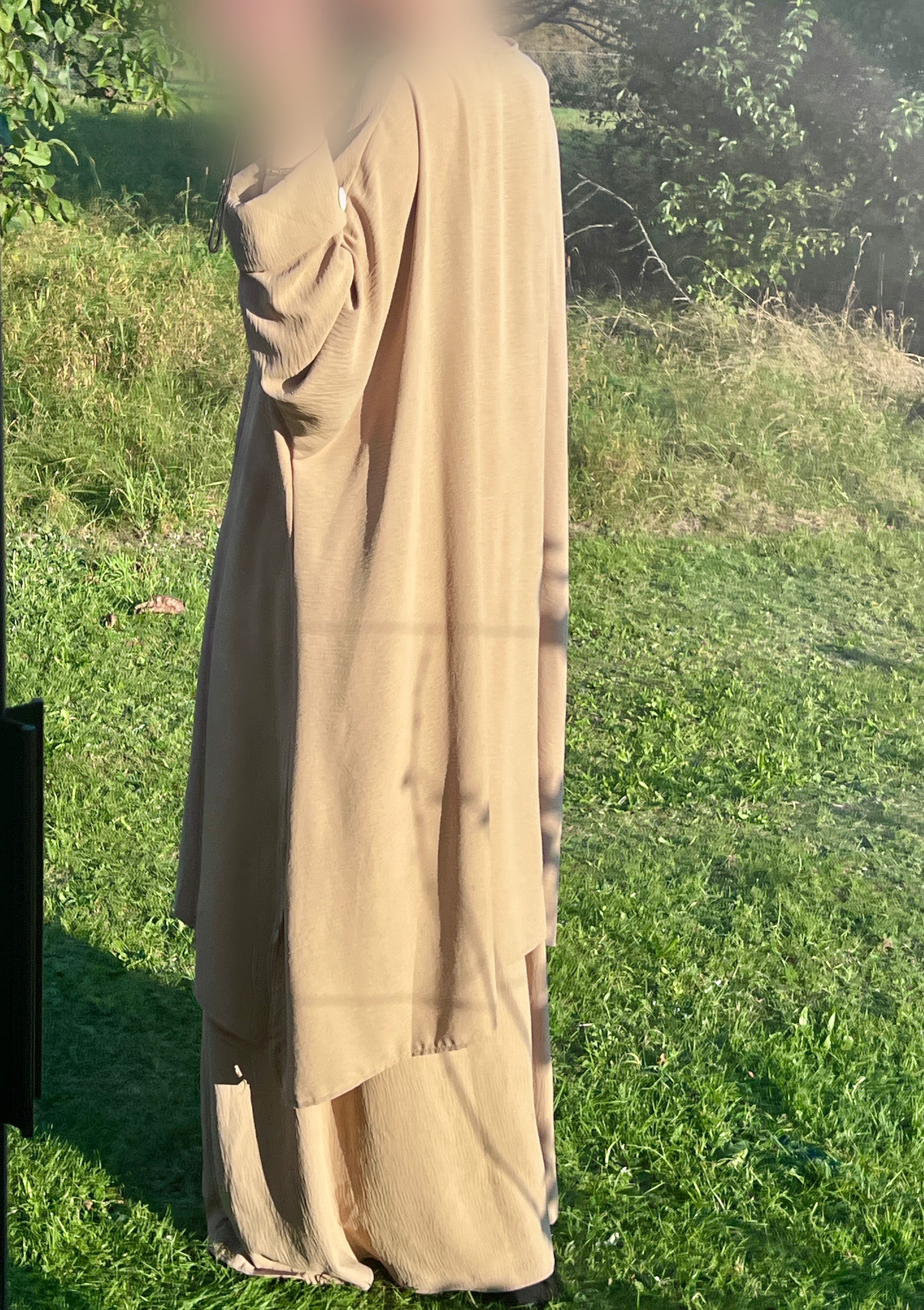 Ensemble tunique/jupe Raja camel