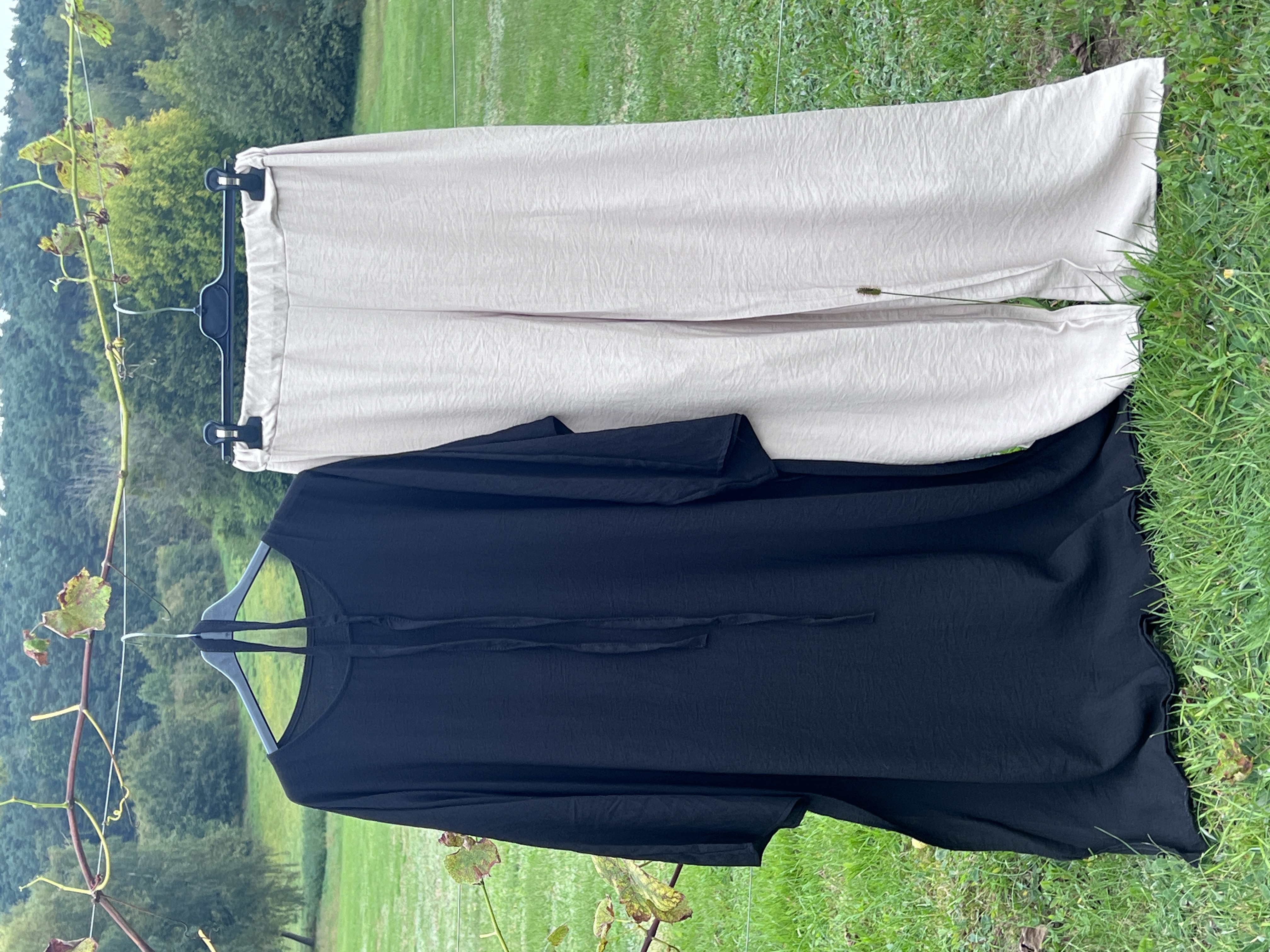 Ensemble Salima noir/beige