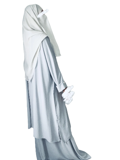 Ensemble tunique/jupe Raja gris 