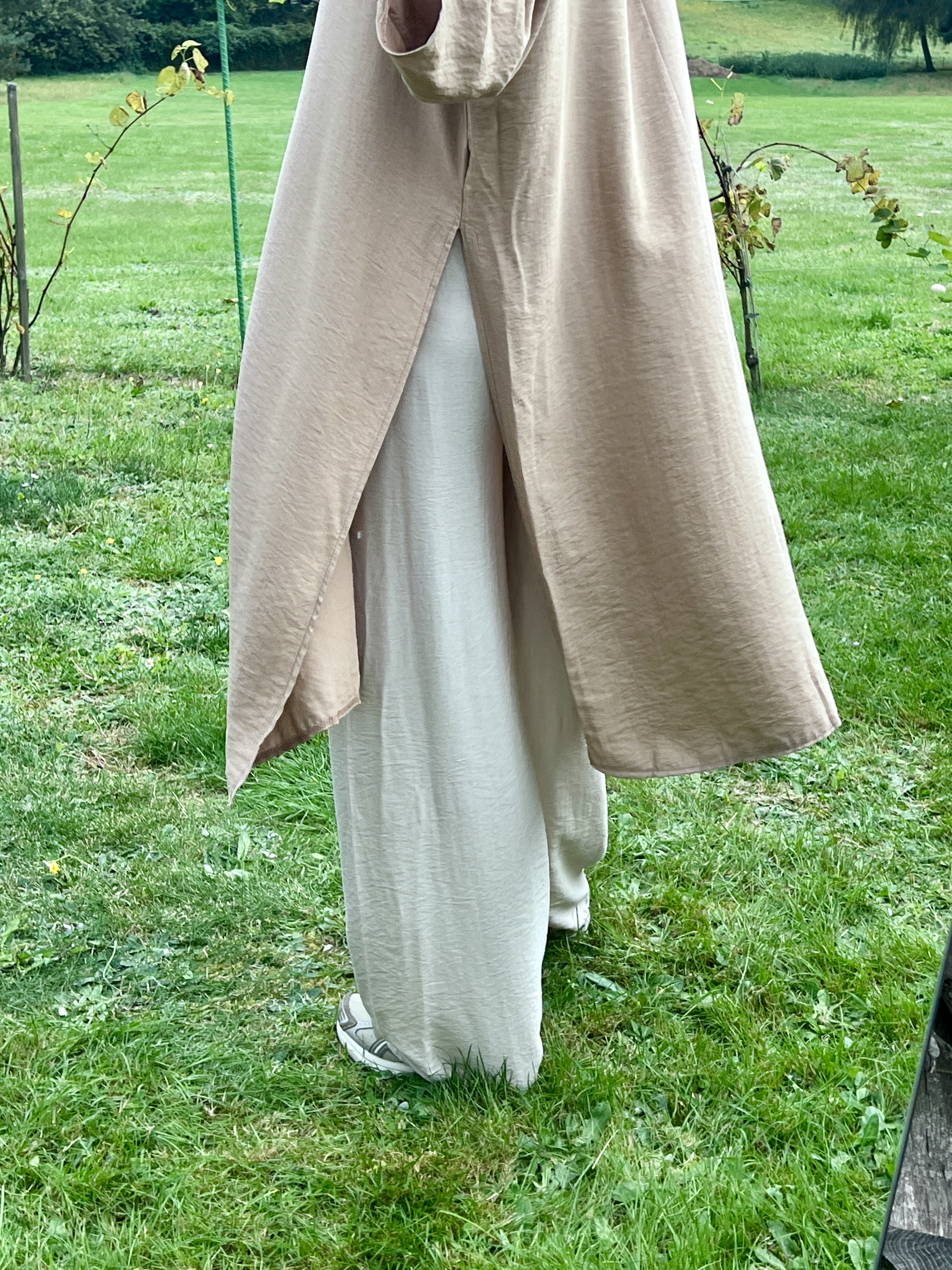 Ensemble Salima beige foncé/beige