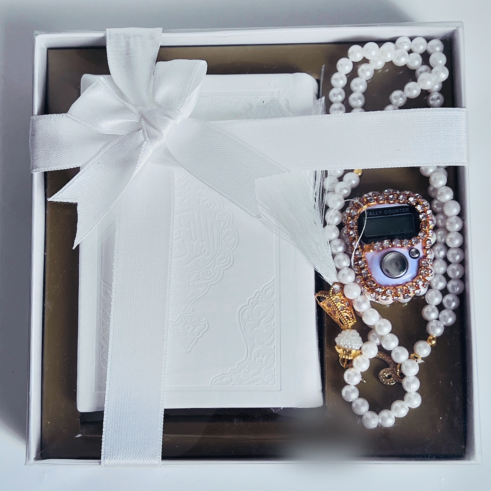 Coffret coran mini blanc