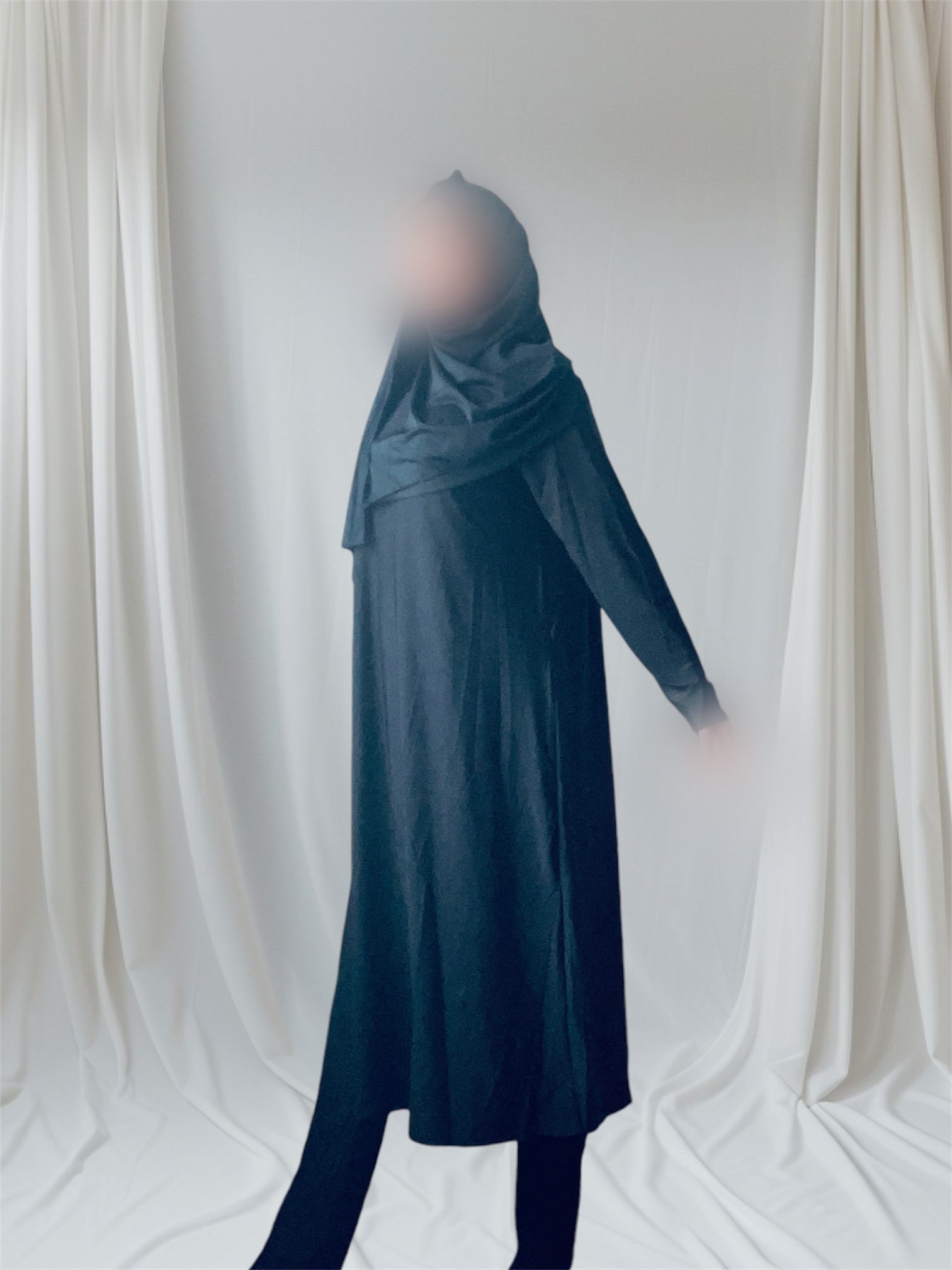 Burkini 💦 Zineb 4 pièces noir