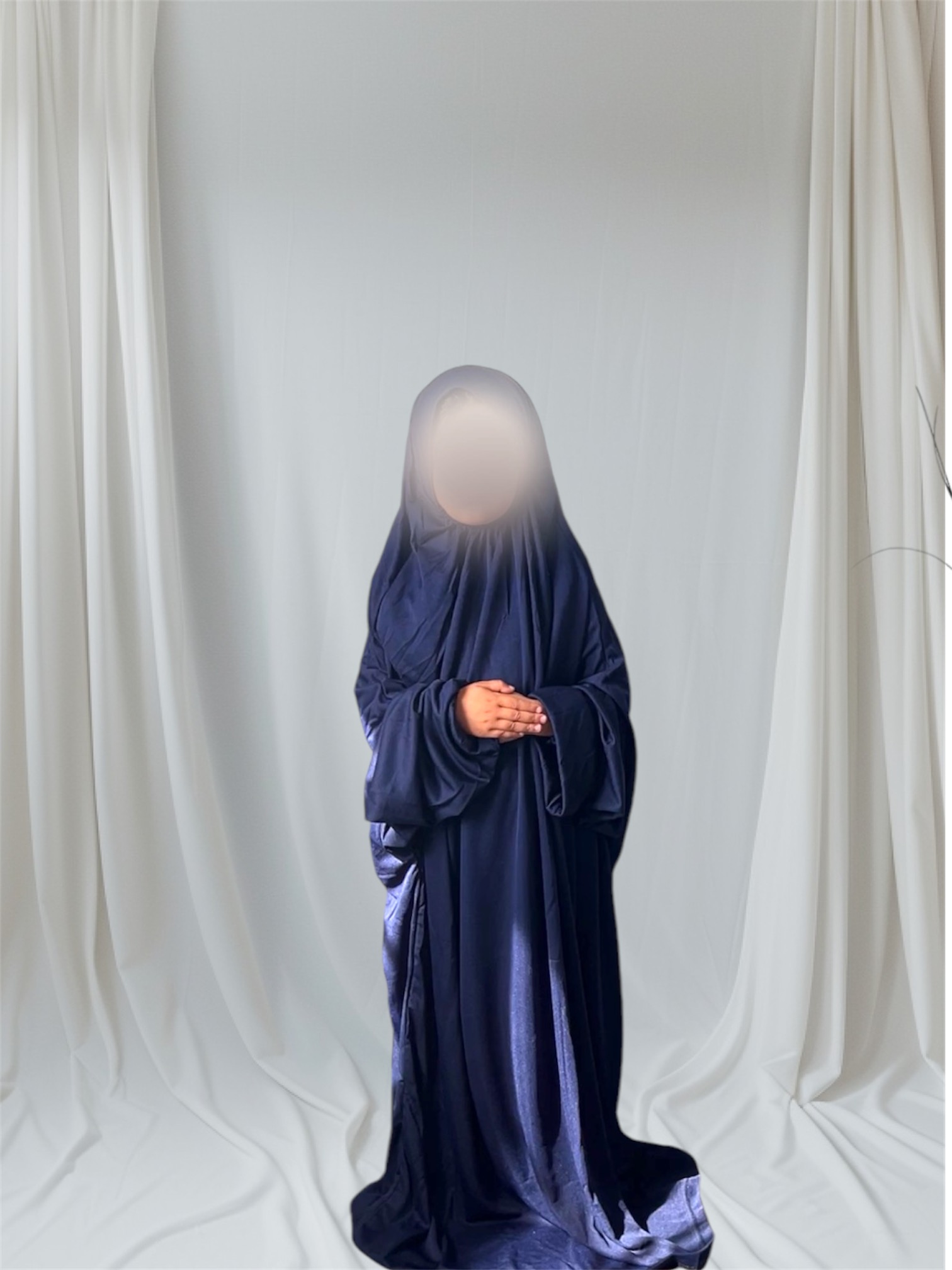 Abaya Lina bleu foncé