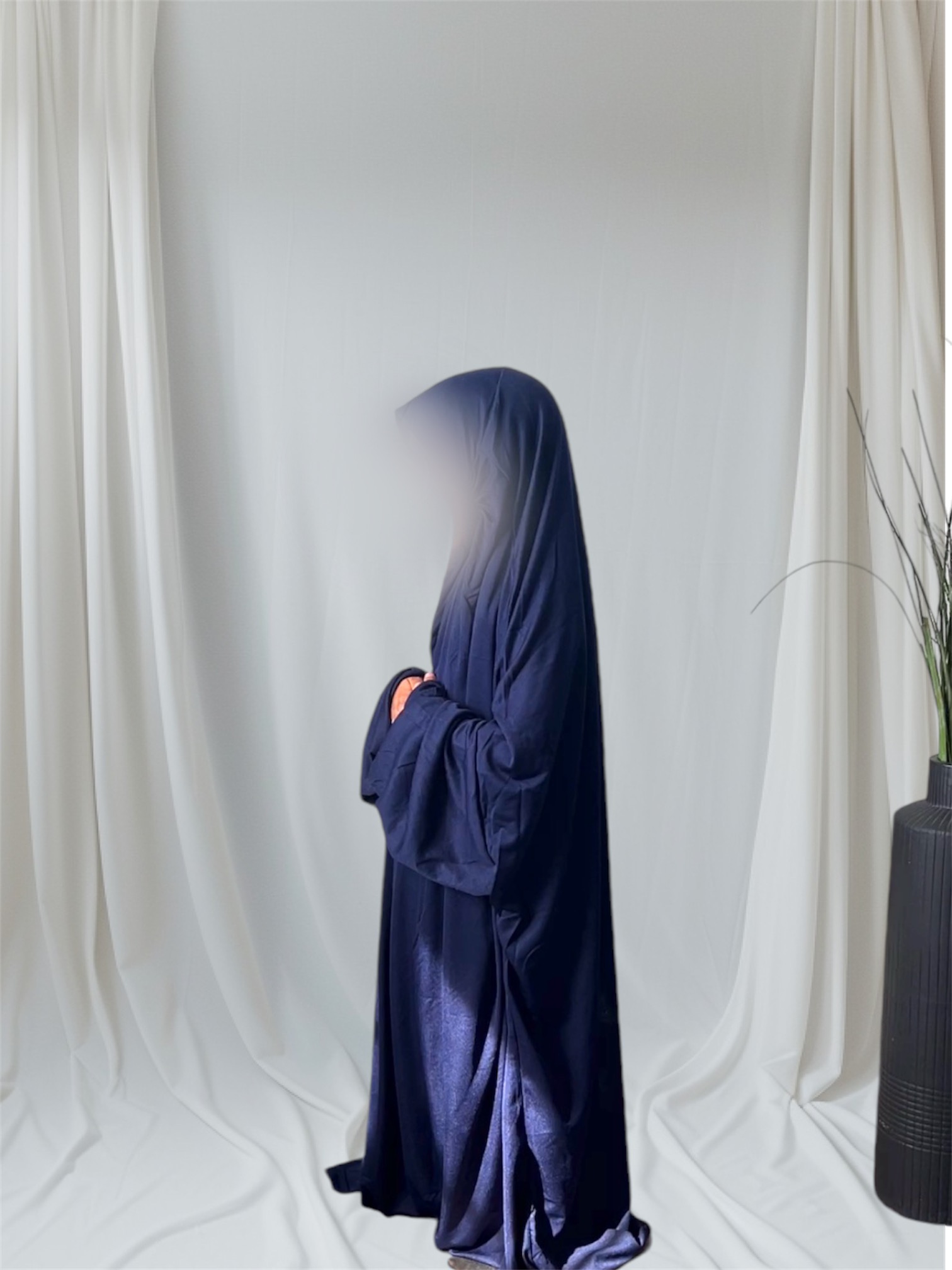 Abaya Lina bleu foncé