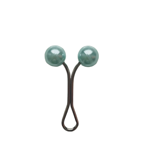 Attache hijab vert eau