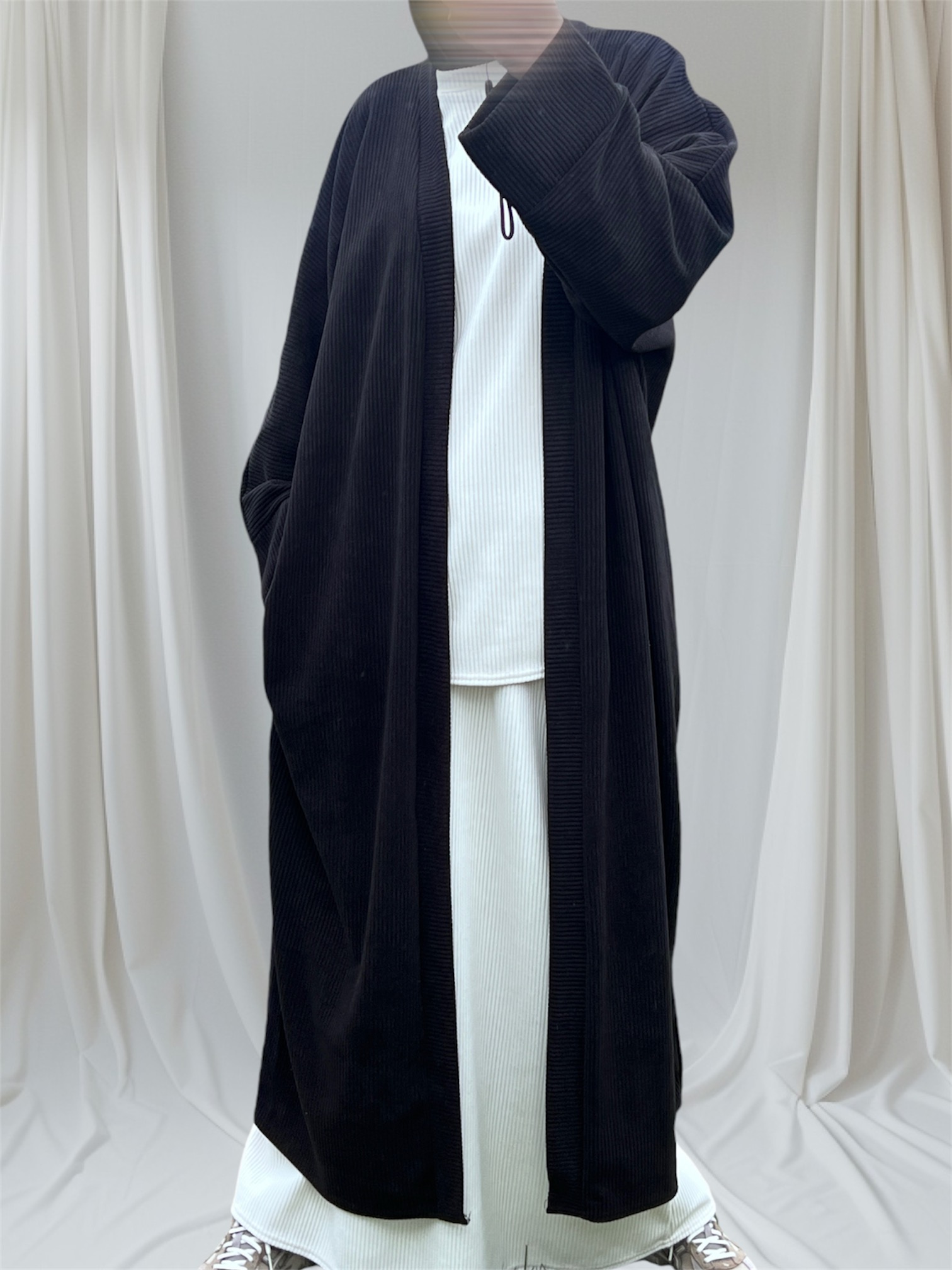 Kimono/Cardigan KHERA noir