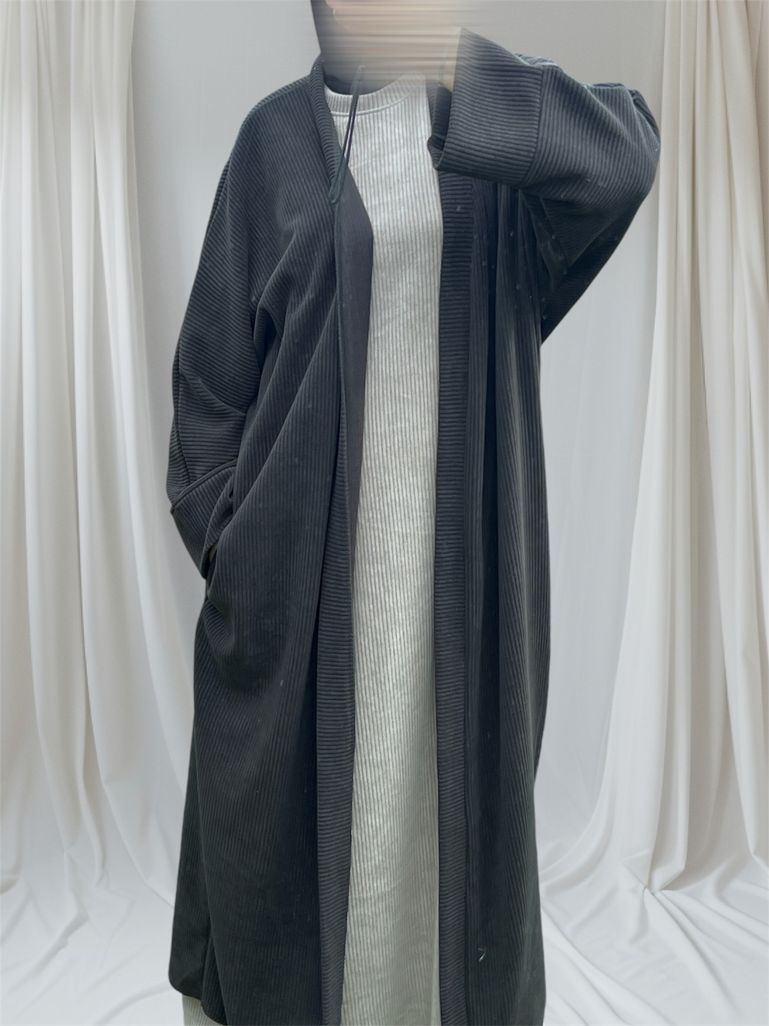 Abaya KHERA taupe 