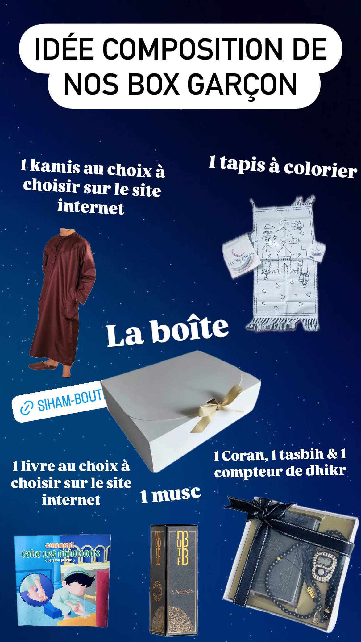 Boîte cadeau 🎁 garçon 