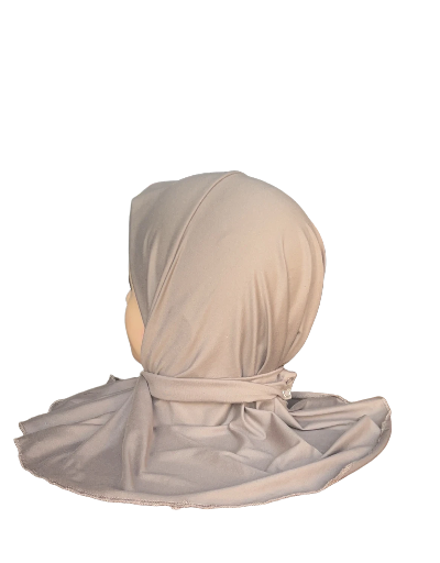 Hijab de sport taupe 