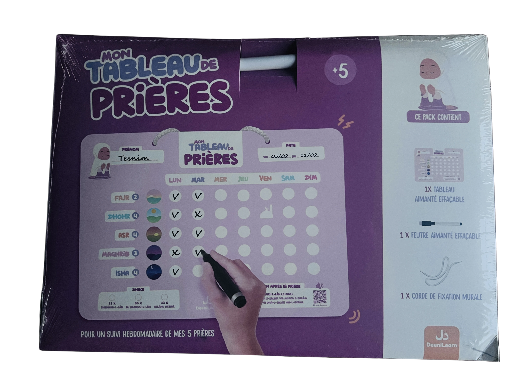 Tableau de prières fille 