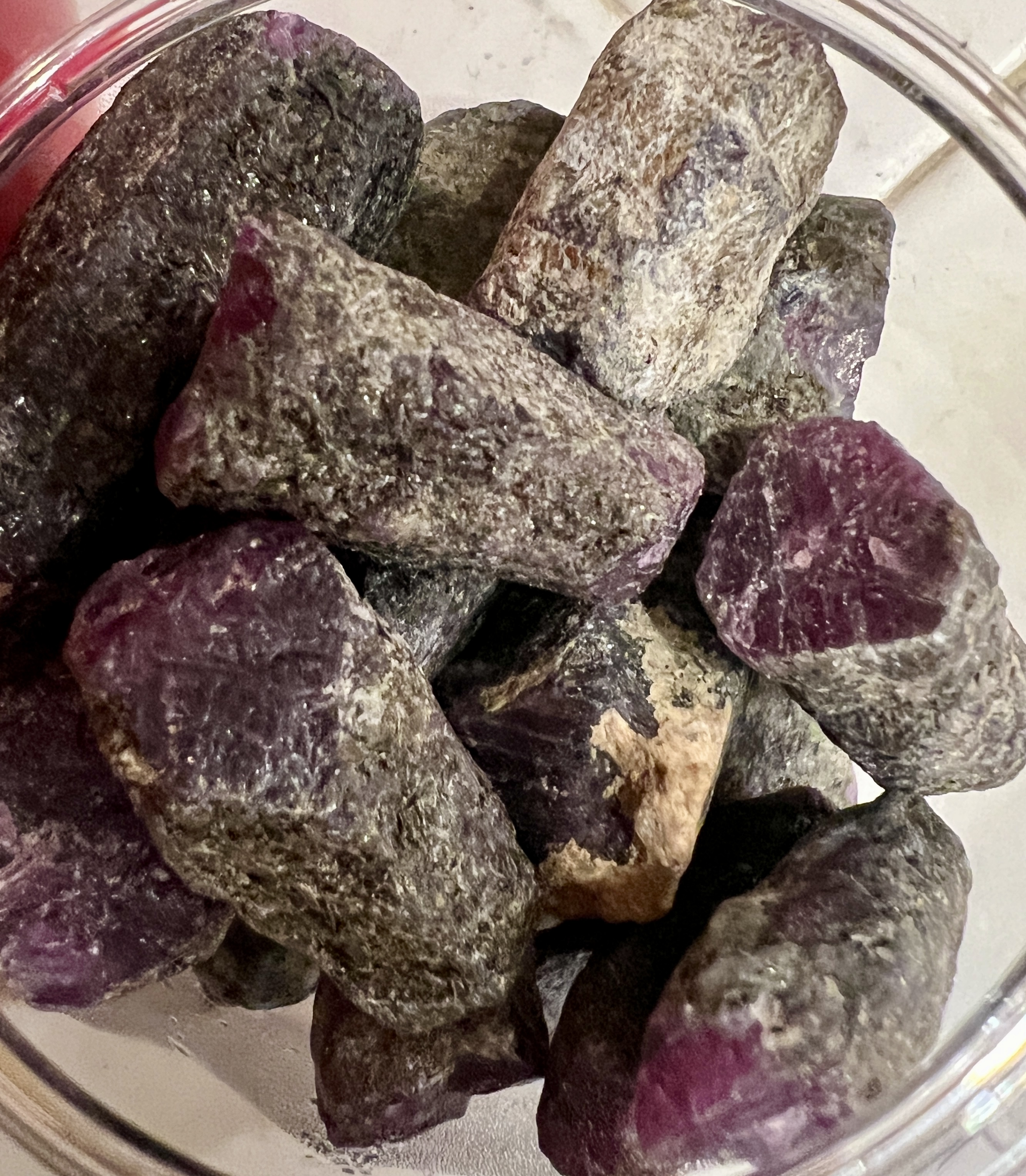 Raw Uncut Rubies