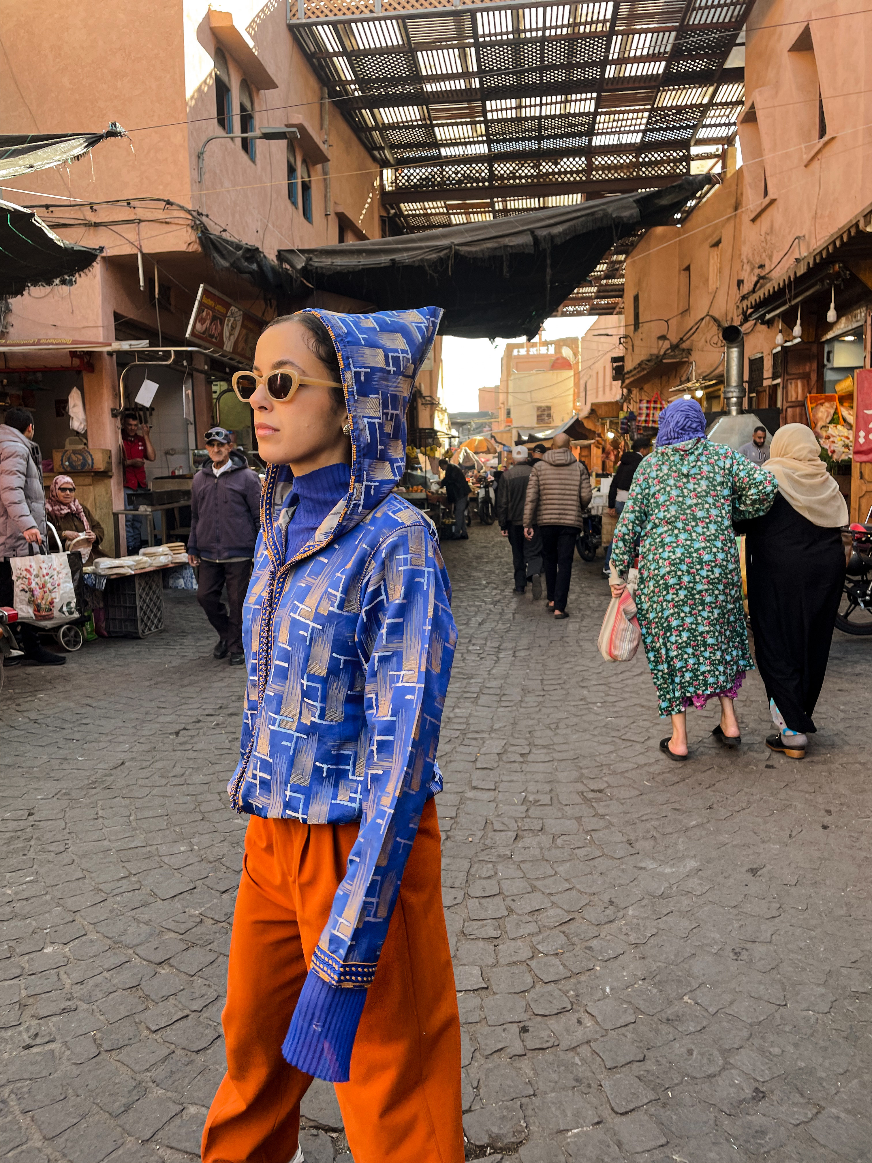 Blue Jellaba Hoodie UNISEX