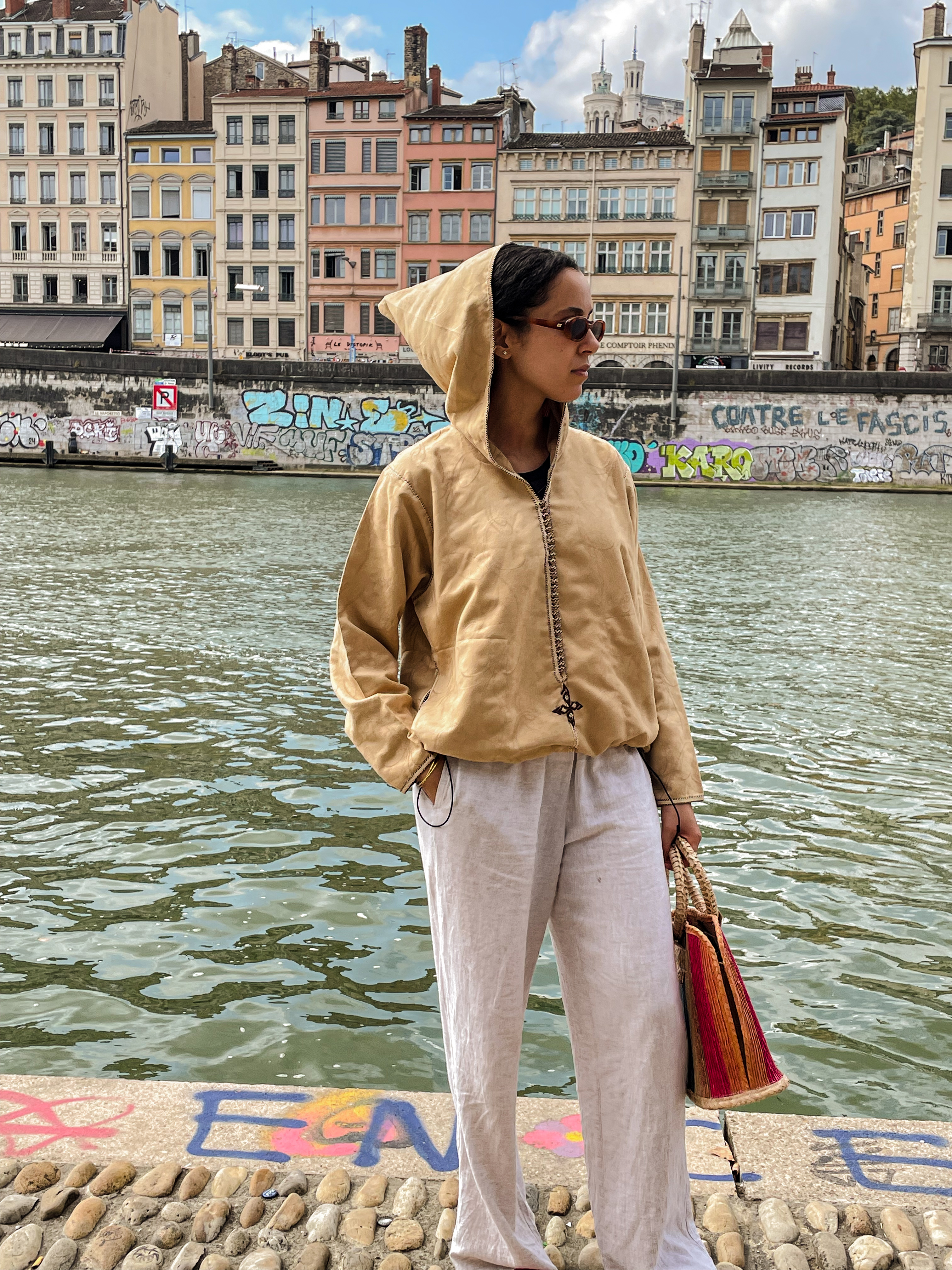 Sand Jellaba Hoodie UNISEX