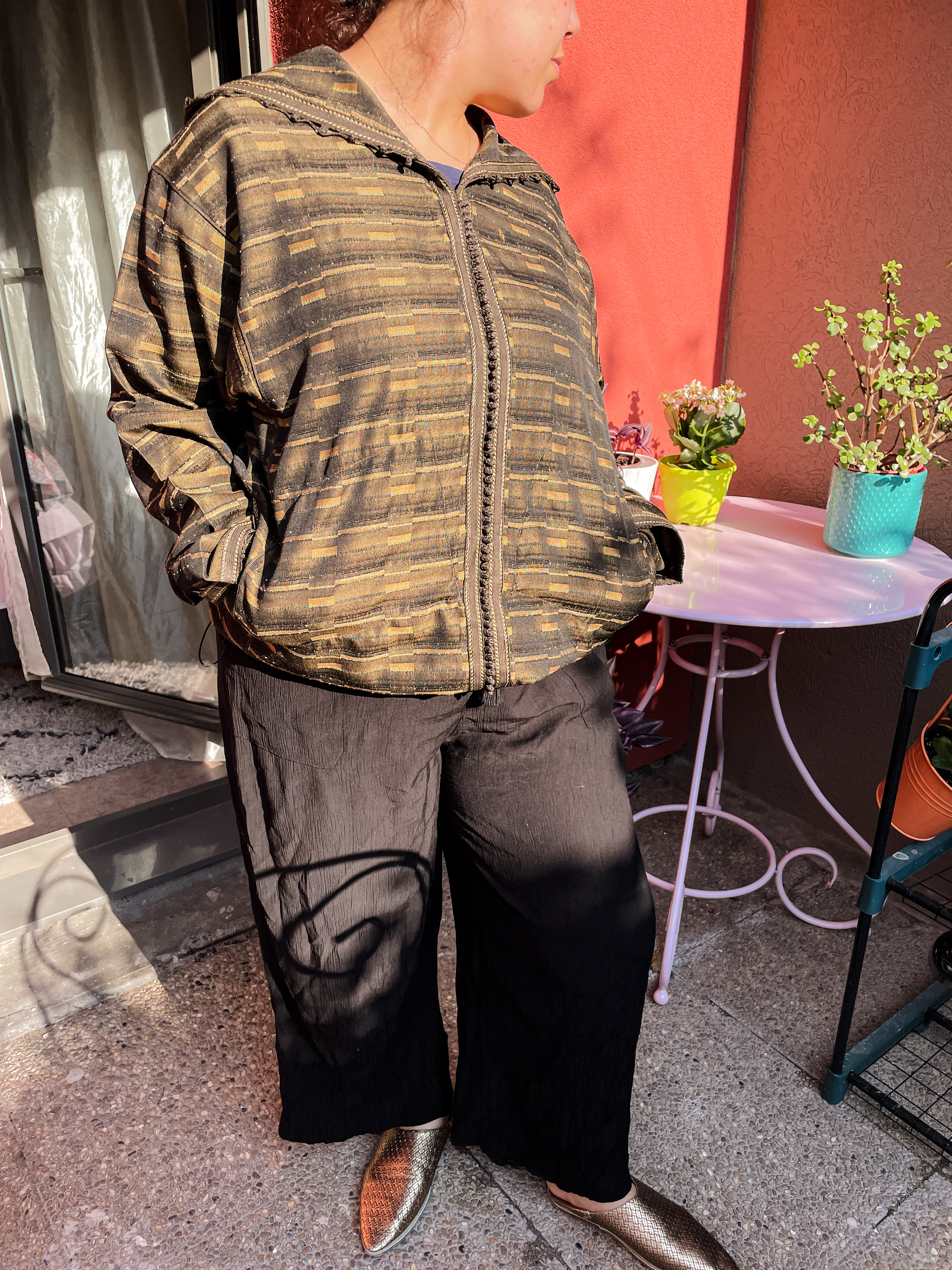 Shiny Jellaba Hoodie UNISEX