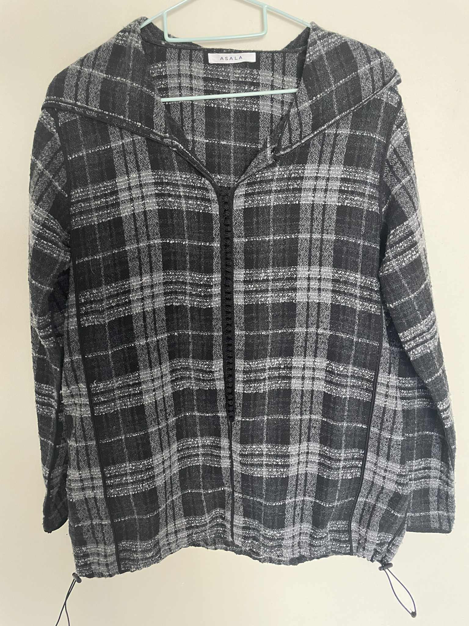 Grey & Black Jellaba Hoodie UNISEX