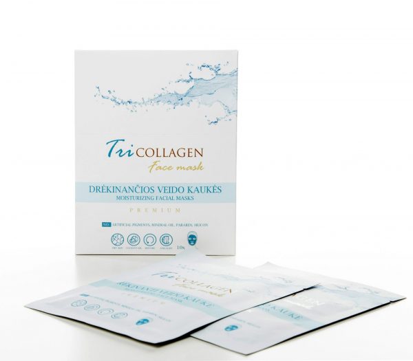 Tricollagen Facial Masks (For Strong Facial Skin Moisturizing)