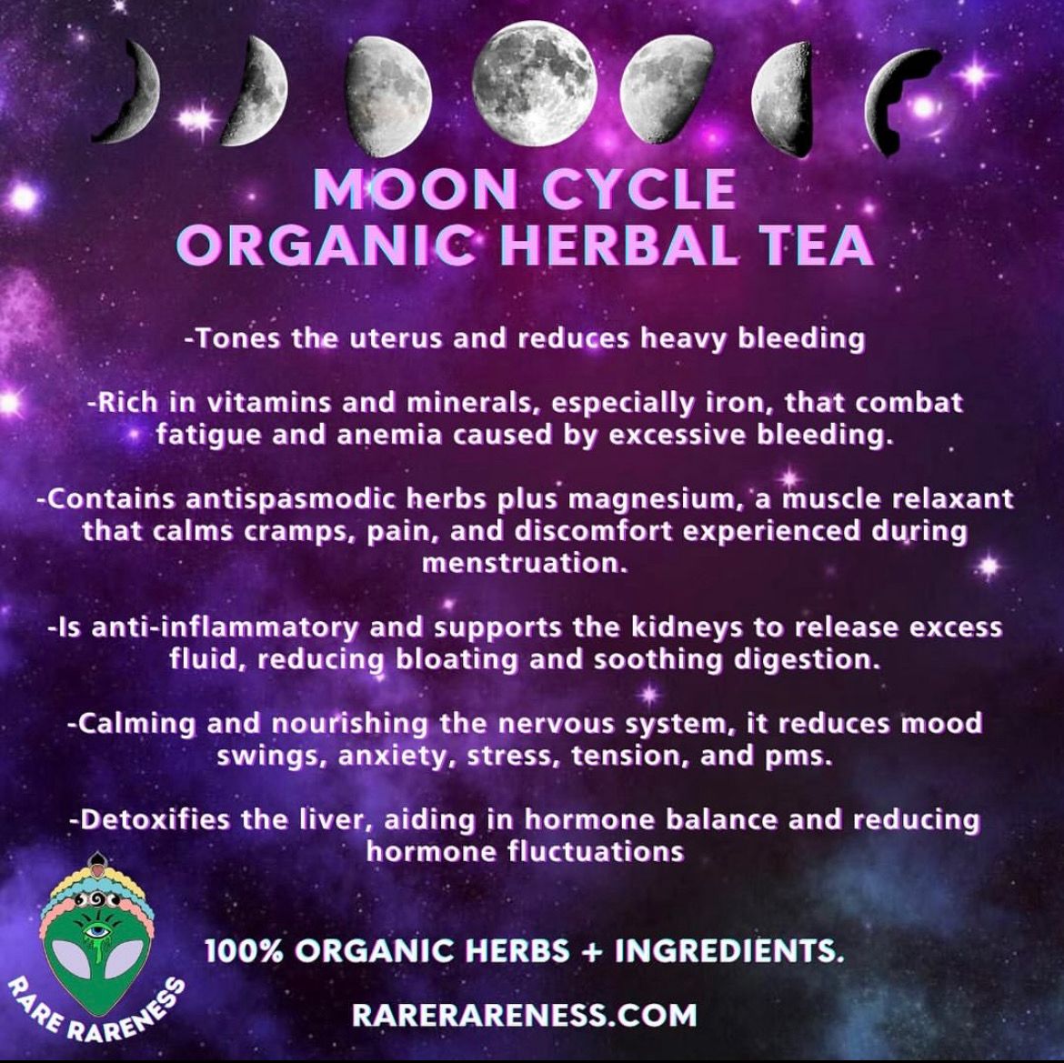 "Moon Cycle" Organic Herbal Tea