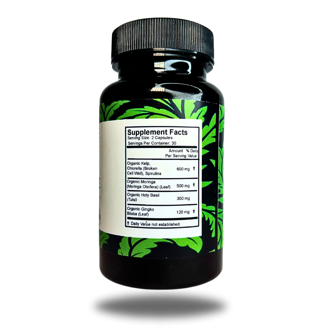 Organic Super Greens: Cleanse & Detoxify Blend 1500mg