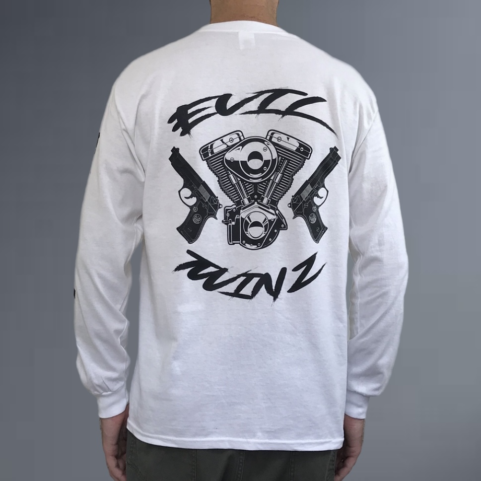 Evil Twinz OG Long sleeve T-shirt White