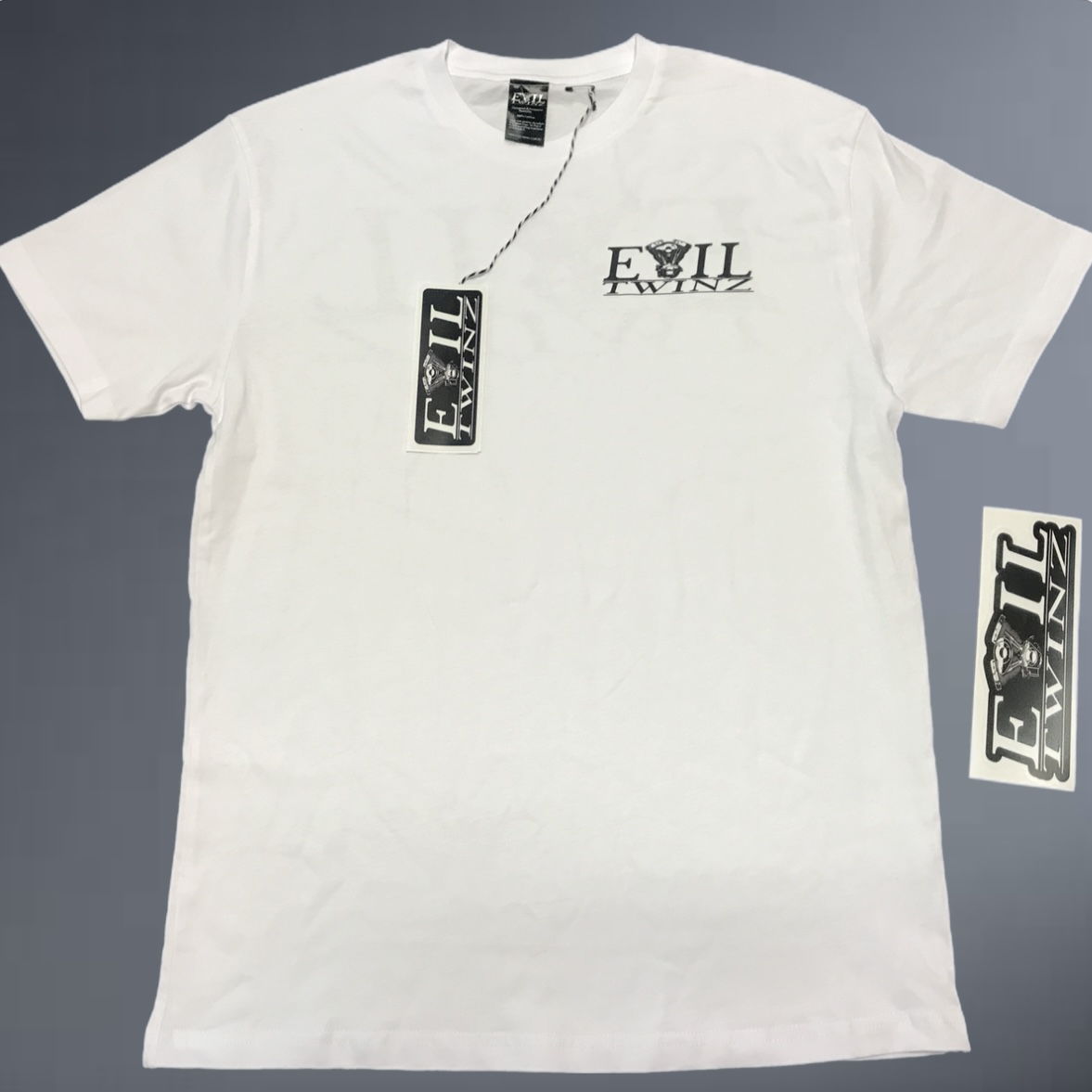 Evil Twinz Attitude T-shirt White