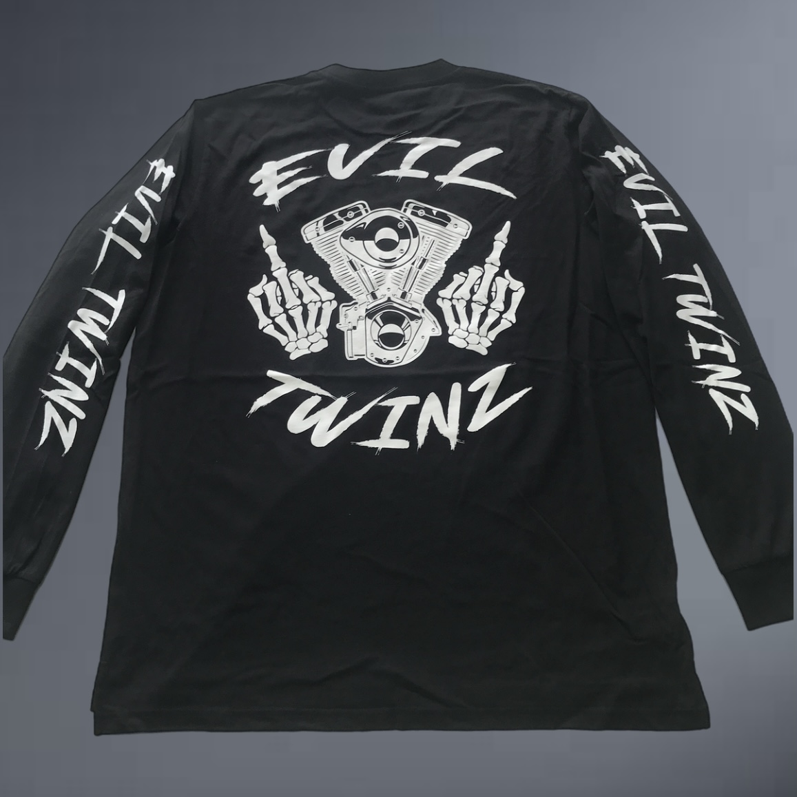 Evil Twinz Attitude Long sleeve T-shirt Black