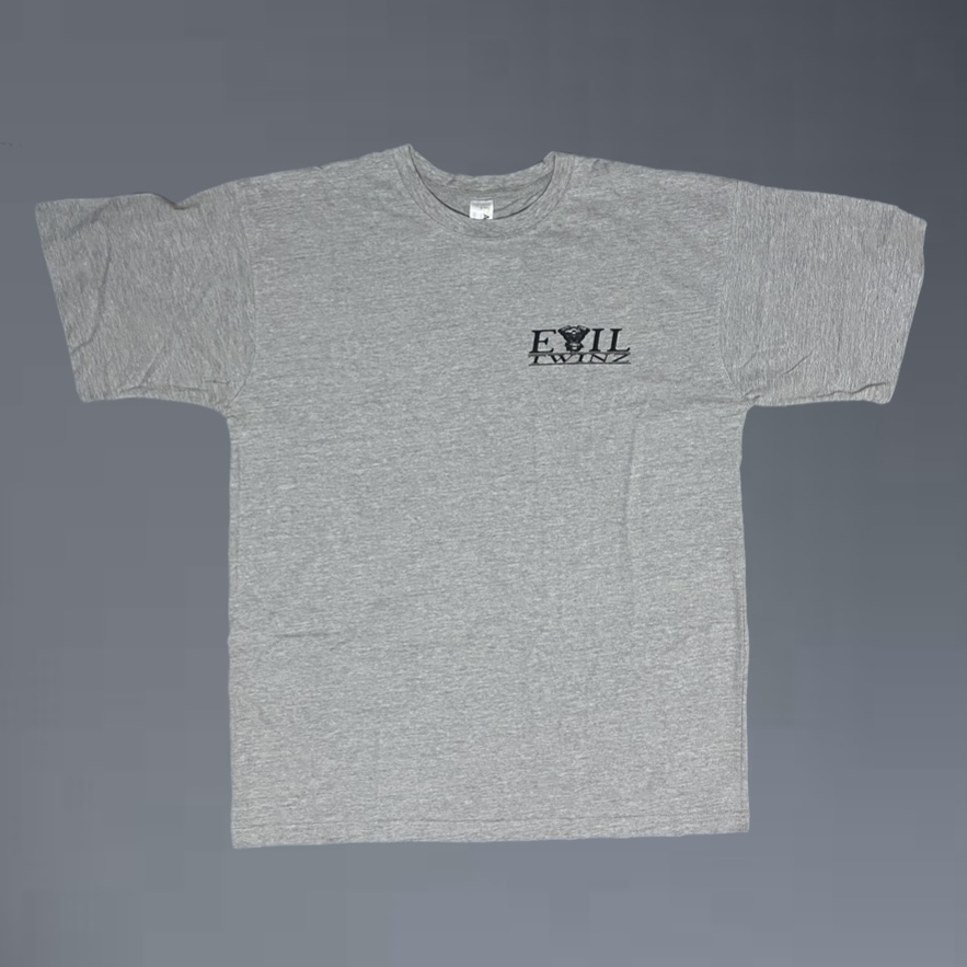 Evil Twinz Attitude T-shirt Grey
